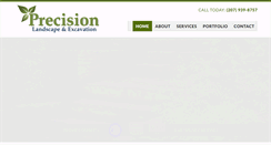 Desktop Screenshot of precisionlandscapeme.com