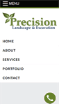Mobile Screenshot of precisionlandscapeme.com
